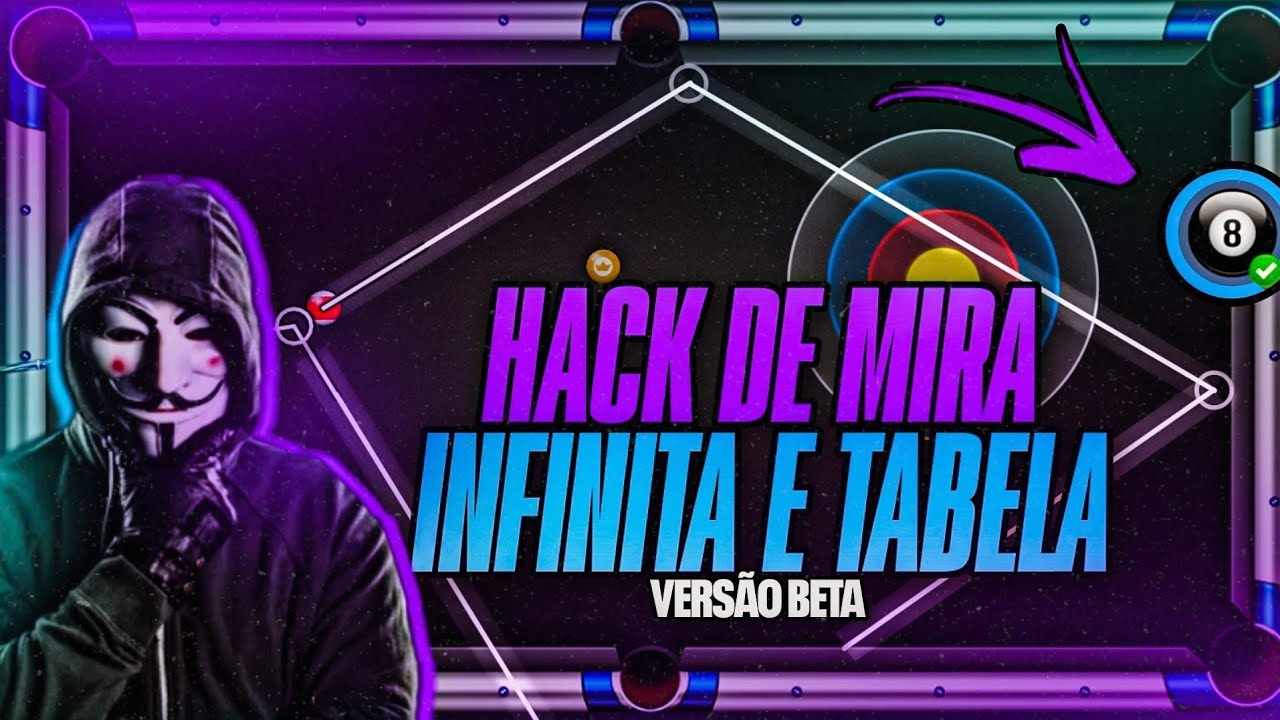 HACKER DE MIRA E TABELAS GRÁTIS NO 8 BALL POOL ATUALIZADO NA NOVA VERSÃO  BETA 