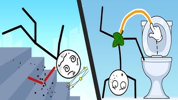 RAGDOLL BREAK KICK LOSER vs TOILET TIME - All Levels Satisfying Double Mobile Games ios