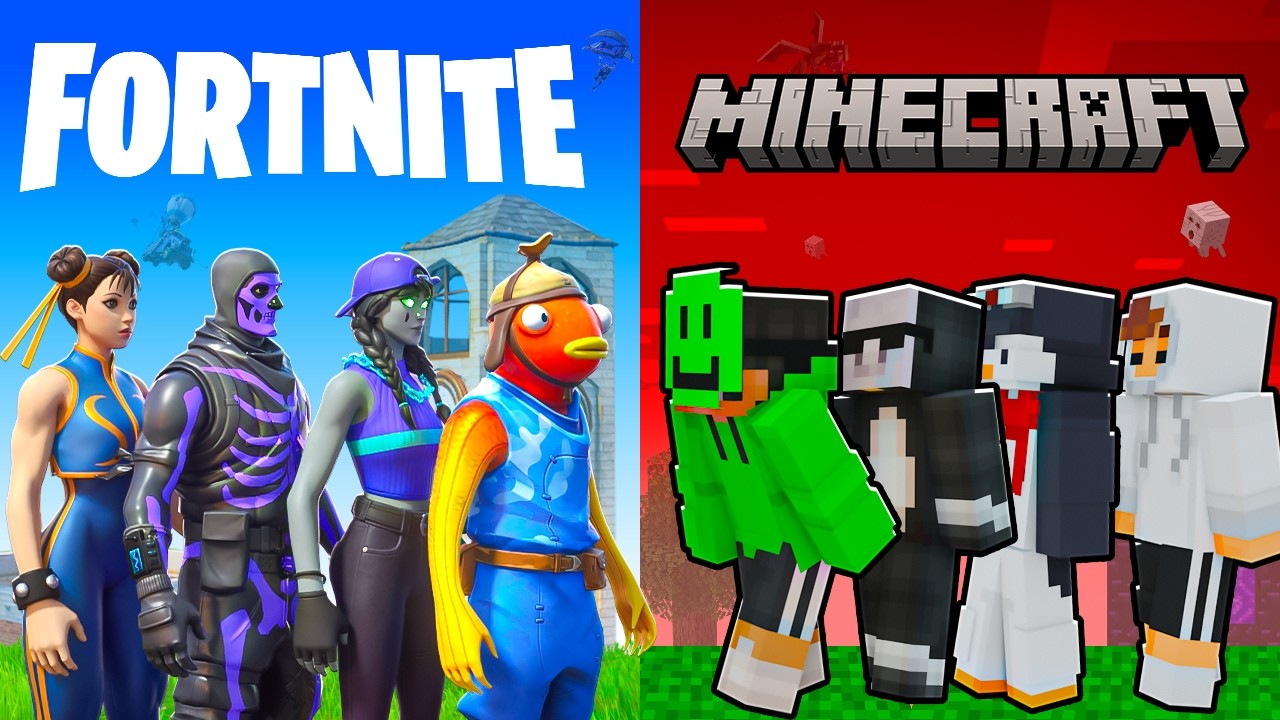 Symulacja Wojny Fortnite Vs Minecraft