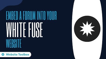 Embedding a Forum into your White Fuse website