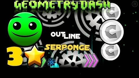 Easy User Coins #45 Geometry Dash [2.01] OutLine by serponge
