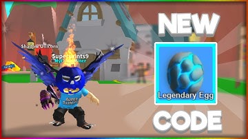 NEW LEGENDARY EGG CODE!!! | Mining Simulator #5