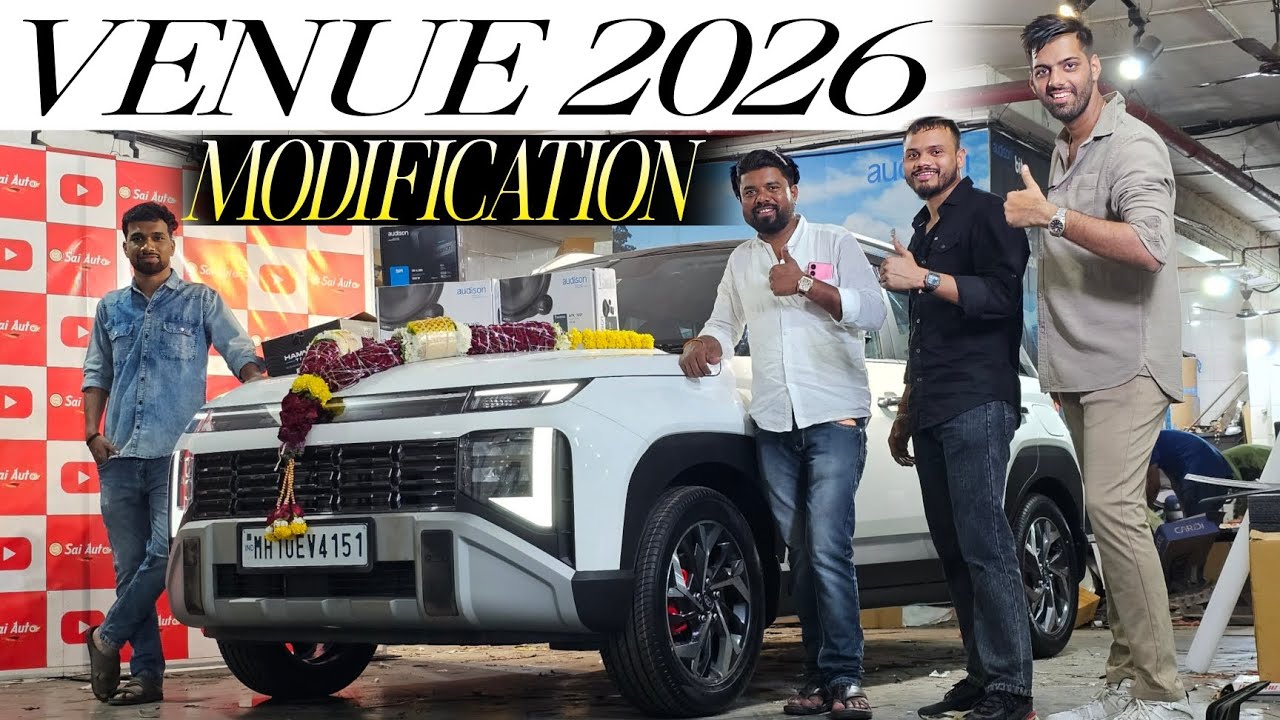 VENUE 2026 FACELIFT MODIFICATION WITH PERSIAN GREEN INTERIOR & AUDISON PREMIUM AUDIO UPGRADE...!!!