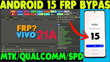 VIVO Y21 Y21A (CPH 2149 )  NEW SECURITY FRP PRELOADER UNLOCK TOOL 2025 FRP Bypass Tool 100% Working