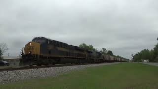Railfanning Around Folkston GA Part 2 March 2026 FT Monon HU, more fast trains and more!
