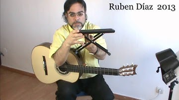 Tips: Posture & Accessories Dynarette Support Cushion / Andalusian Guitar Lessons/ Ruben Diaz e-zine