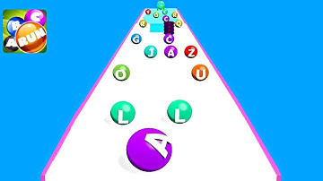 ABC Run - 2048 Alphabet Runner ! Levels Gameplay android,ios Part 63