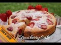 Easy One Bowl Strawberry Cake