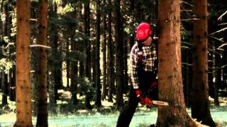 Jonsered Chainsaw Safe Corner Felling