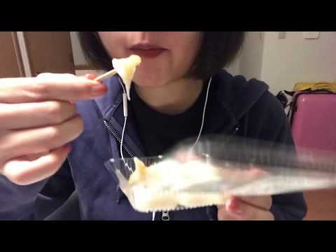 【ASMR】［咀嚼音］［ささやき声］音フェチ たれ入り団子【씹는소리   속삭이는소리】 eating sound