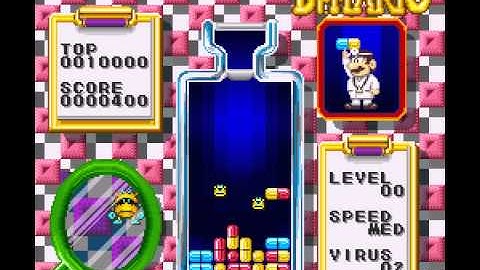 Tetris  and  Dr Mario (SNES / Super Nintendo) - Vizzed.com Play
