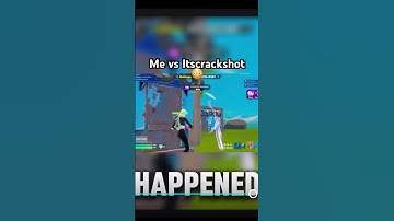 Me vs itscrackshot.   #fortnite #1v1 #zerobuild #fyp