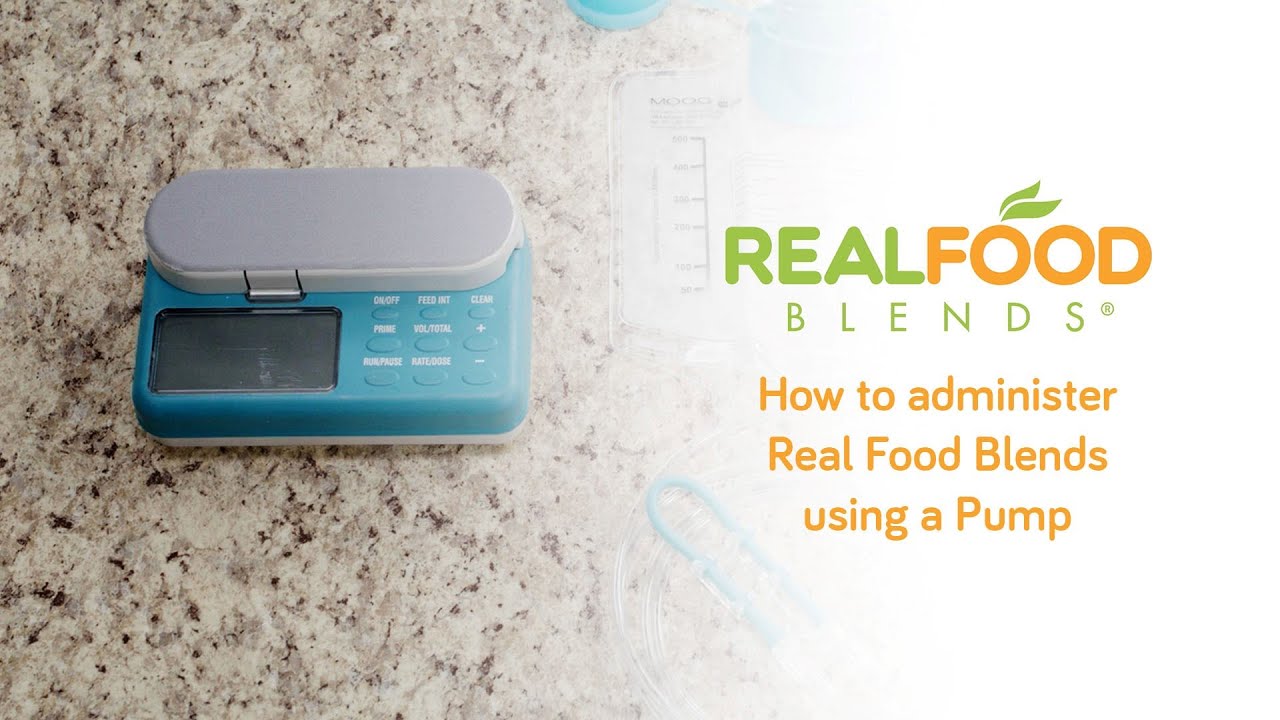 How to Administer Real Food Blends using a Feeding Pump YouTube