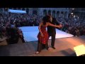 btf 2010 - Démo Grand Place Cecilia Berra &amp; Horacio Godoy  Brussels tango festival 2010