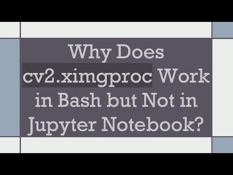 Why Does cv2.ximgproc