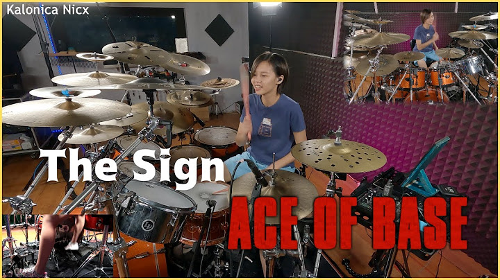 The Sign Drums version - Drums performance video thumbnail
