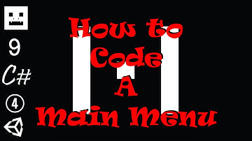 How to make a Video Game in Unity - MAIN MENU (E09)