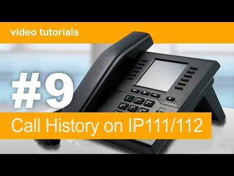 #9 Tutorial — Call History on  IP111/112 | EN