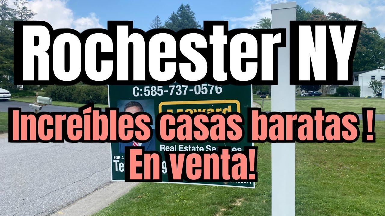 ROCHESTER NY, Casas en venta con las BBB y mucha informacion YouTube