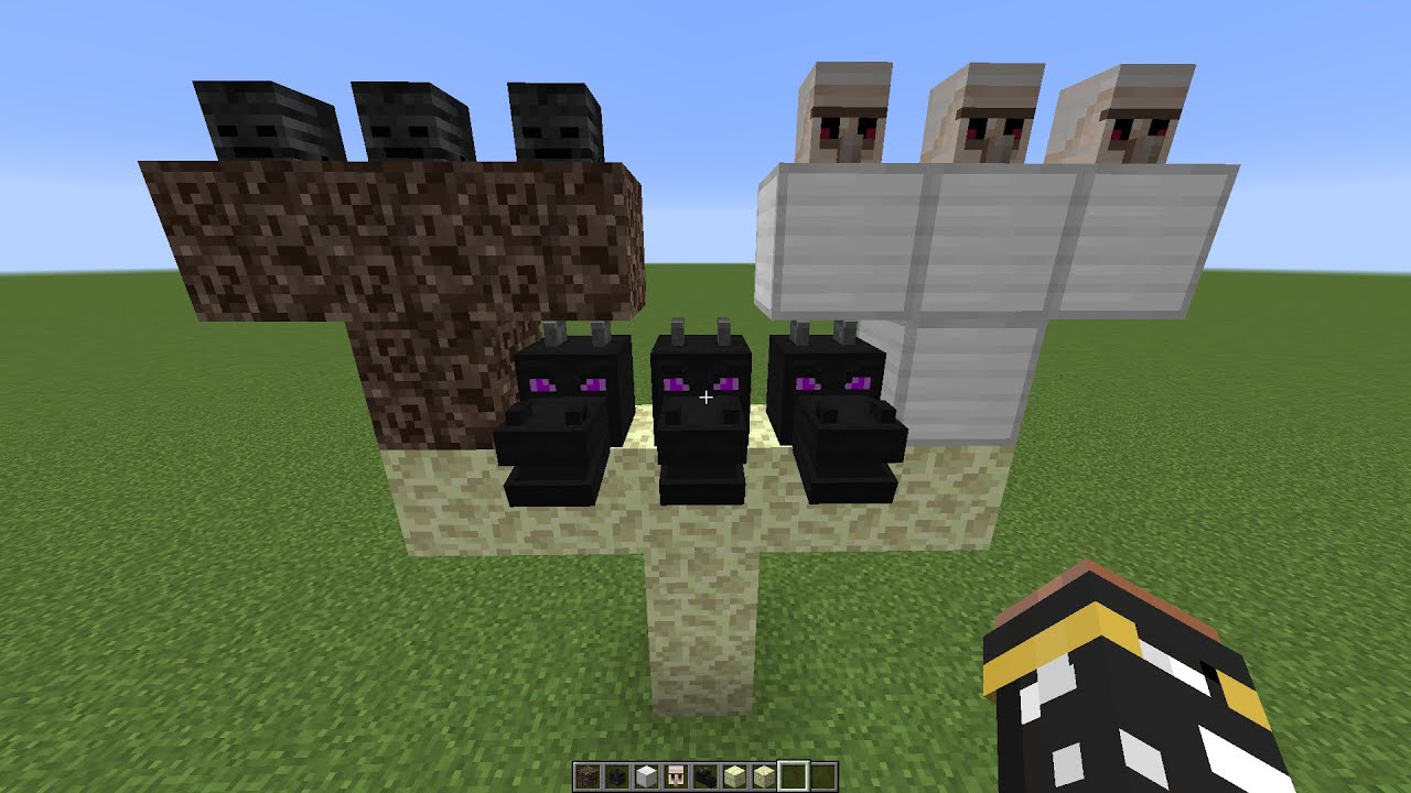 what if you create a GOLEM WITHER DRAGON in MINECRAFT - YouTube