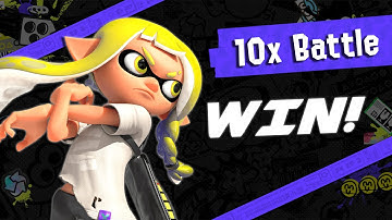 Winning a 10x Battle in the Splatoon 3 Splatfest World Premiere!