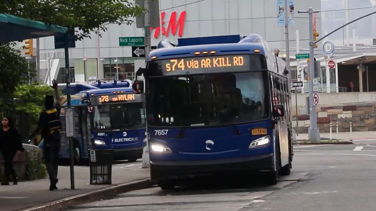 NYCT Bus: Xcelsiors on the S55, S56, S74, & S78 in Staten