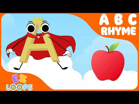 🍎 The Phonics Song | Learn Phonics A to J | Nursery Rhymes | EZ Loops