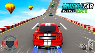 Muscle Car Stunts 2020 - Mega Stunt Ramp Simulator - Android GamePlay screenshot 5