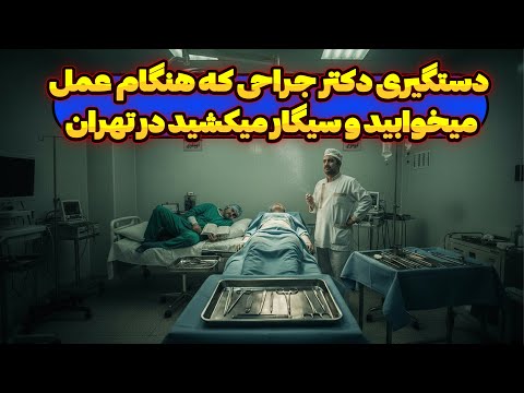 دستگیری دکتری در تهران که در حین عمل بیمار میخوابید و سیگار میکشید و پرستار ها جای اون عمل میکردند