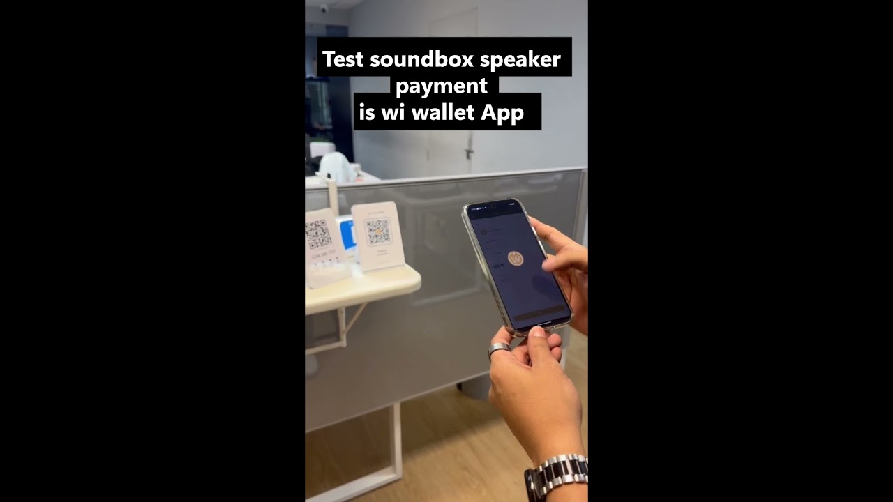 Test soundbox speaker  payment