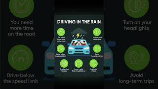 Driving in the rain  #car #guide #tips