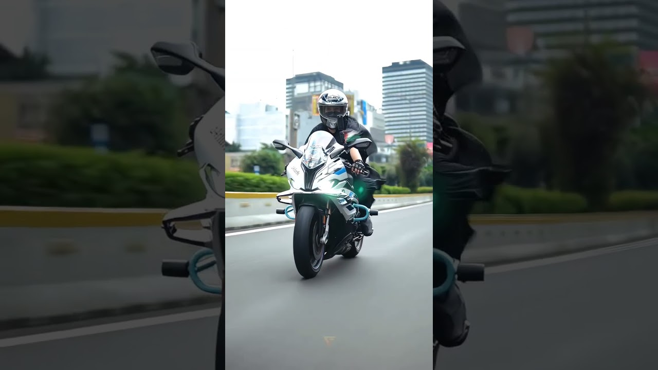 BMWs1000rr Bike girl rider hijab Muslim women