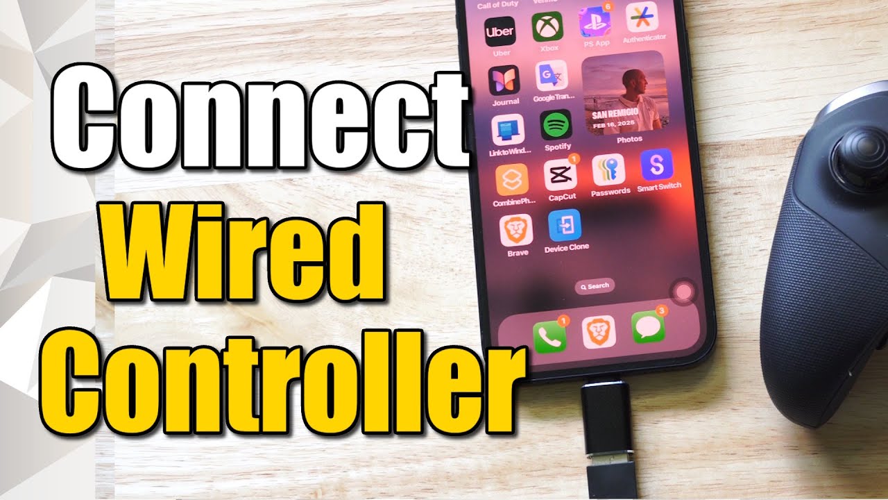 How to Connect Xbox Controller to iPhone with WIRE - YouTube