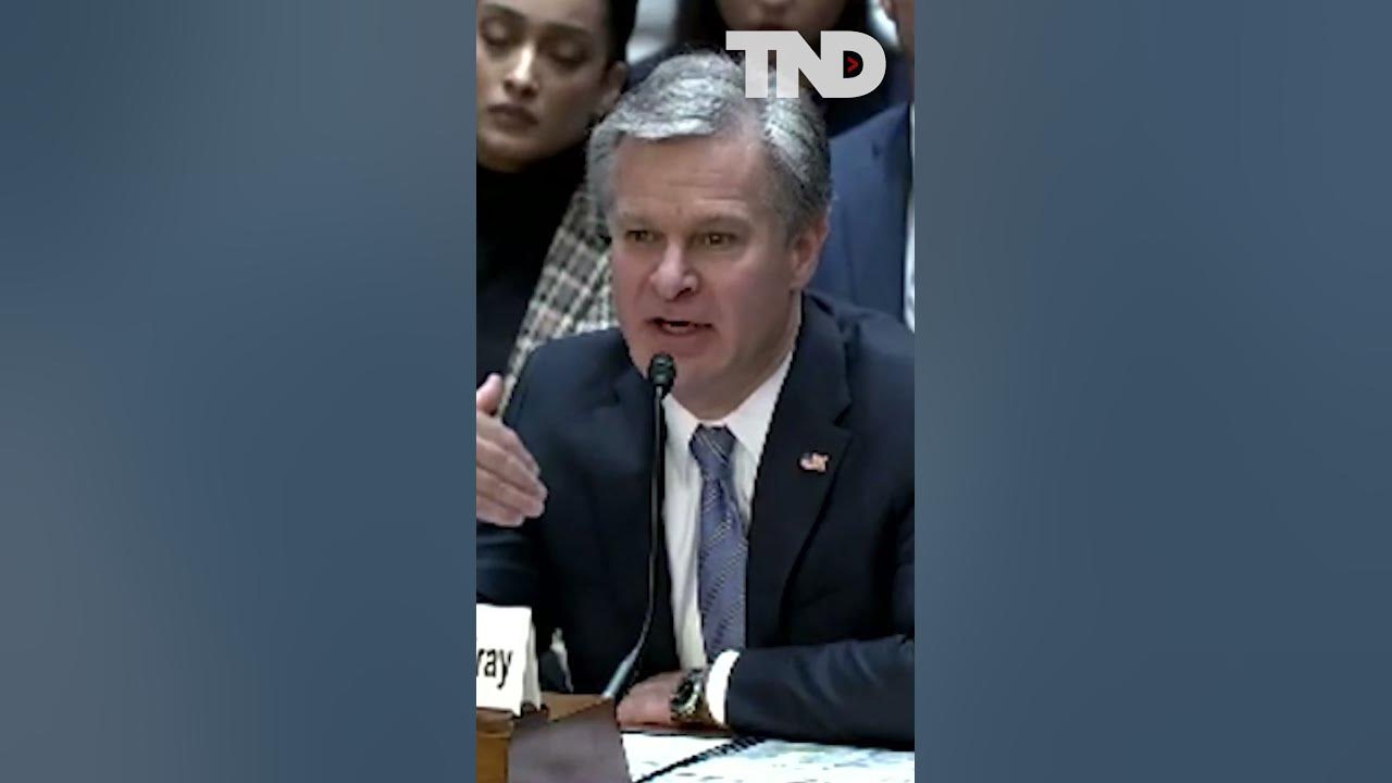FBI Director Christopher Wray 'I see blinking lights everywhere I turn' to Senate committee