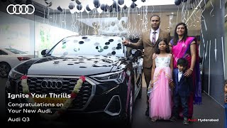 Delivery of New Audi Q3 || Audi Hyderabad