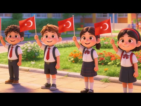Ay Yıldızlı Bayrağım – Türk Bayrağı Çocuk Marşı | Vatan ve Bayrak Sevgisi