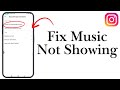 How To Fix Instagram Music Not Showing All Songs | Instagram Music Not Showing