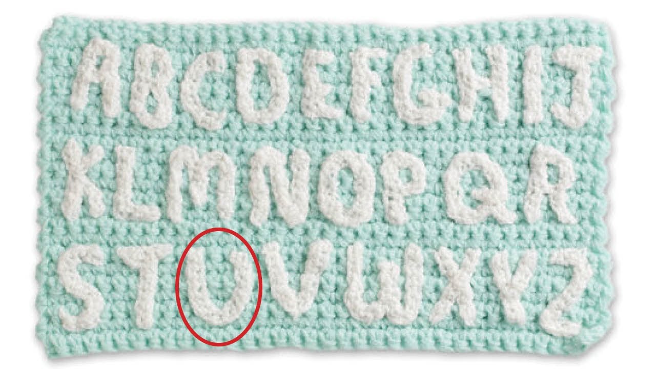 Letter U: A to Z In Crochet Alphabet | EASY | The Crochet Crowd