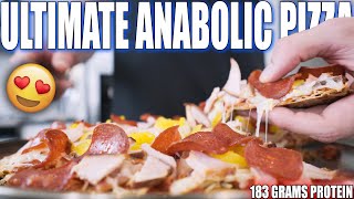 究極のアナボリックピザ|高タンパクボディービルの食事準備レシピ