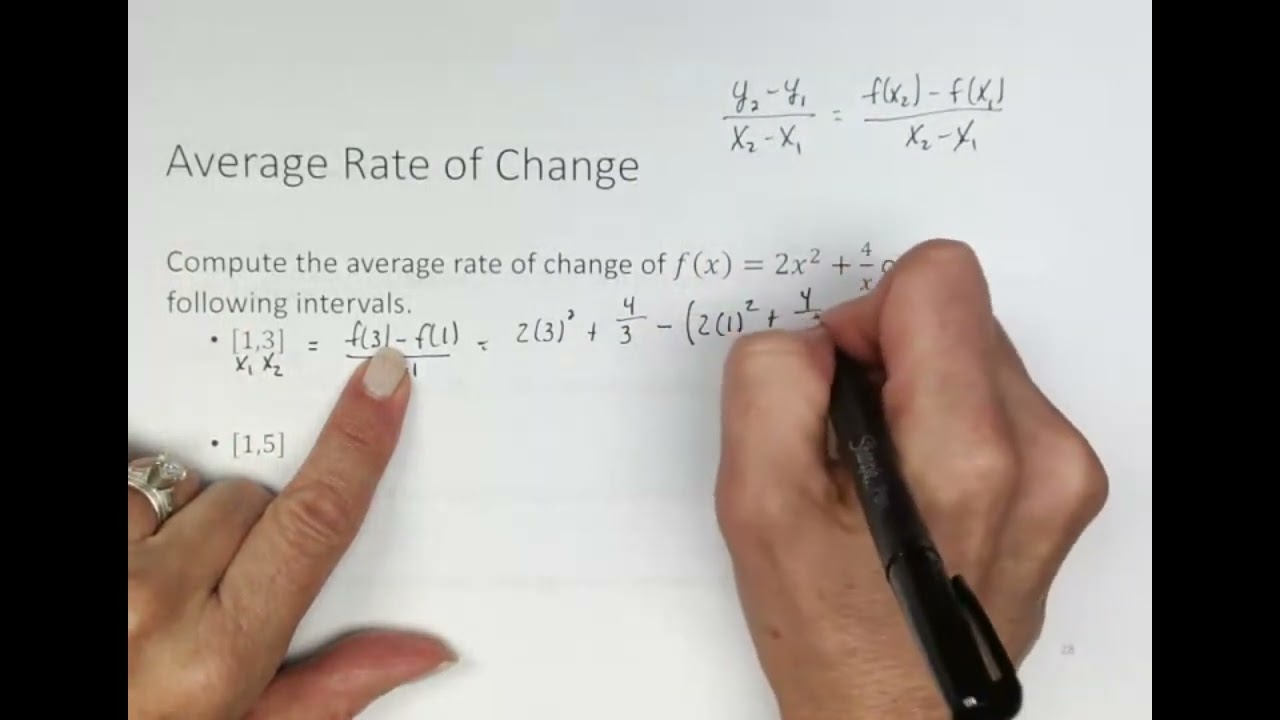 assignment 1 3 rates of change and behavior of graphs