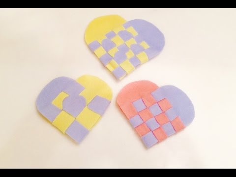 Diy 簡単 フェルトハートコースターの作方 How To Make Heart Coaster Youtube