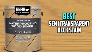 Best Semi Transparent Deck Stains for 2023 [Top 6 Review]- Exterior Waterproofing Wood Deck Stain Resimi