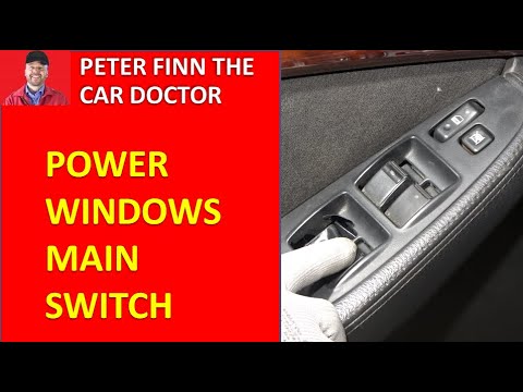 How to repair broken POWER windows Main Switch Toyota Lexus Scion Subaru EASY FIX Years 1995 to 2022