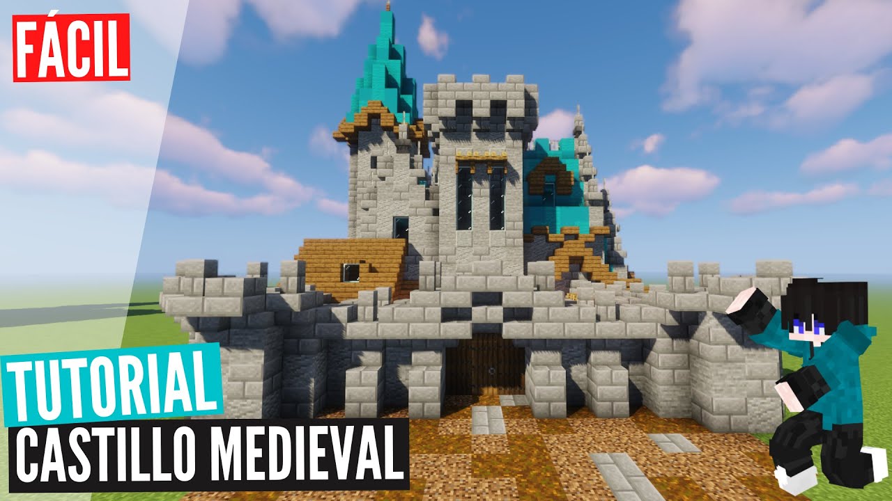 cómo construir un castillo en minecraft fÁcil tutorial descarga