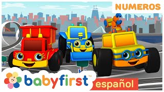 123 Arrancan - Nuevo espectáculo | Aprender números con autos de carreras | BabyFirst Español