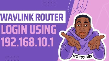 Wavlink Router Login using 192 168 10 1