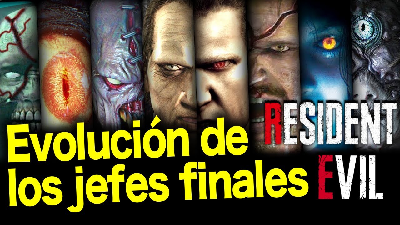 Todos los JEFES FINALES de la Saga RESIDENT EVIL (0-8) - YouTube