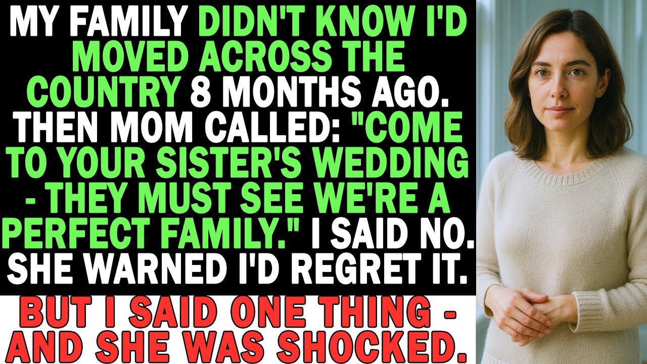 I Moved Across the Country Without Telling My Parents — Now They Called About My Sister’s Wedding.