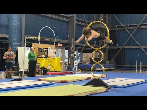 Diving Hoops Cirque Hoop Diving PPP - YouTube