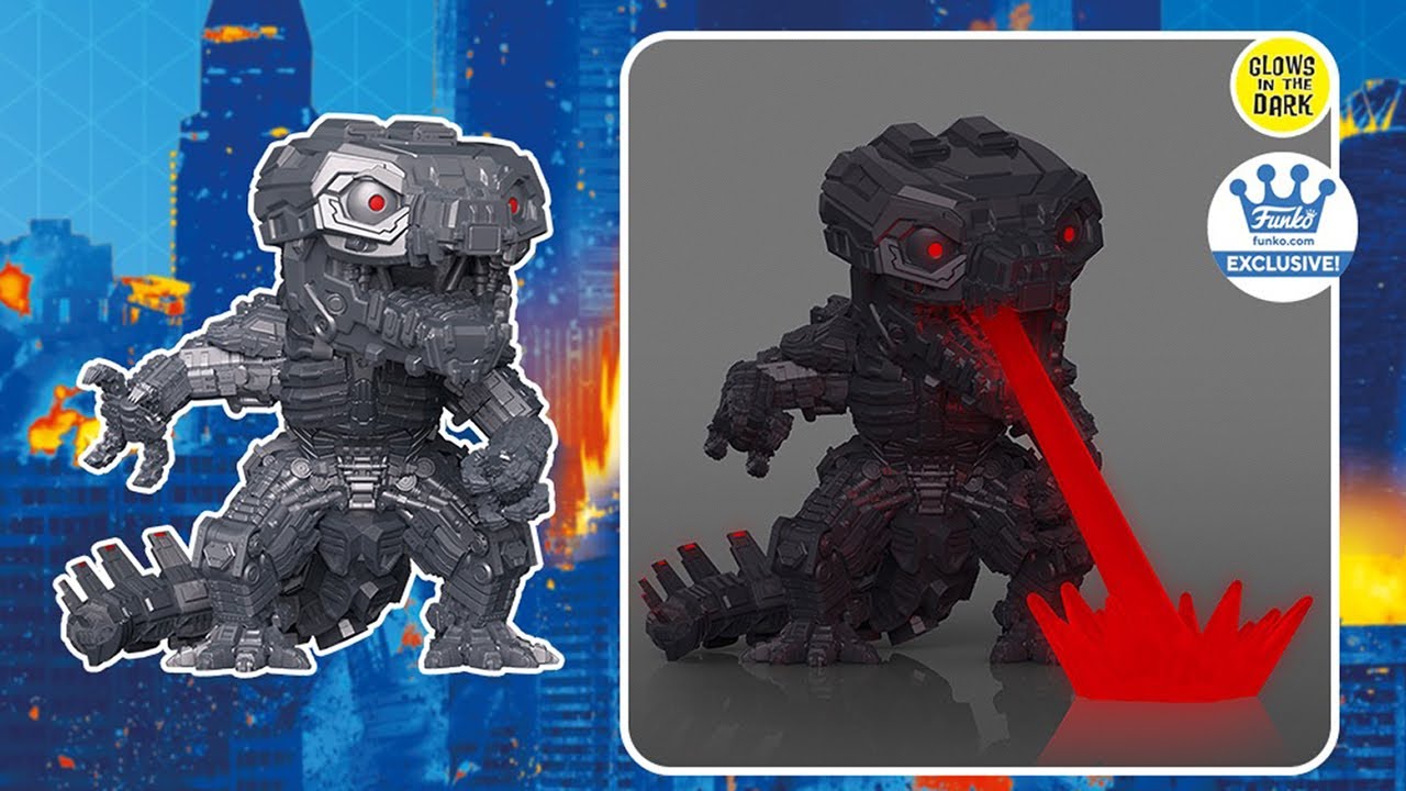 Godzilla Vs Kong Mechagodzilla Funko Pop Exclusive Revealed Glows In The Dark Youtube